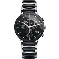 rado mens centrix ceramic chronograph bracelet watch r30130152