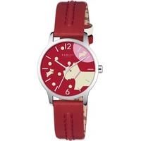 radley ladies over the moon red strap watch ry2407