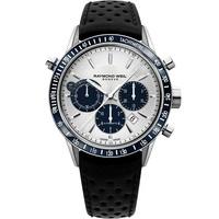 raymond weil mens freelancer automatic chronograph strap watch 7740 sc ...