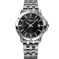 Raymond Weil Mens Tango Black Dial Bracelet Watch 5591-ST-20001
