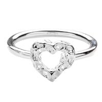 Rachel Galley Small Silver Love Heart Ring H301SVMD