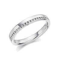 Raphael Platinum and 0.12ct Round Brilliant Cut Diamond Wedding Ring