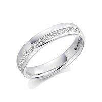 raphael platinum and 040ct princess cut diamond wedding ring