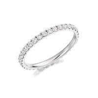 Raphael Platinum and 0.75ct Round Brilliant Cut Diamond Full Set Eternity Ring