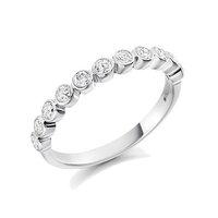 raphael platinum and 050ct diamond eternity ring