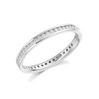 Raphael Platinum and 0.44ct Round Brilliant Cut Diamond Full Set Eternity Ring