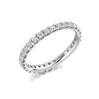 Raphael Platinum and 1.00ct Round Brilliant Cut Diamond Full Set Eternity Ring