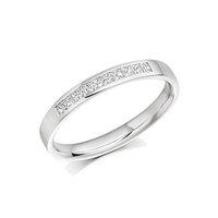 Raphael Platinum and 0.25ct Princess Cut Diamond Eternity Ring