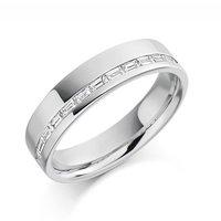 raphael platinum and 030ct baguette cut diamond wedding ring