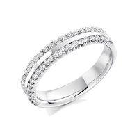 raphael platinum and 050ct round brilliant cut diamond wedding ring