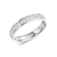 raphael platinum and 076ct baguette cut diamond wedding ring