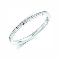 raphael platinum and 020ct round brilliant diamond eternity ring