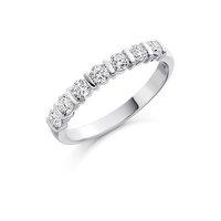 Raphael Platinum and 0.50ct Round Brilliant 7 Diamond Eternity Ring