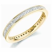 Raphael 18ct Yellow Gold 1.00ct Channel Set Diamond Full Set Eternity Ring