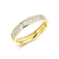 Raphael 18ct Yellow Gold and 0.56ct Baguette Cut Diamond Eternity Ring