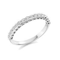 raphael platinum and round brilliant diamond eternity ring