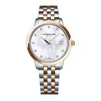 raymond weil toccata diamond two toned ladies watch