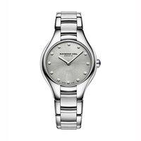 Raymond Weil ladies Noemia Stainless Steel 32mm Diamond Set Silver Tone Dial Watch