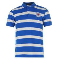 Rangers FC Stripe Polo Mens