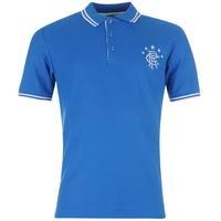 rangers fc tipped polo mens