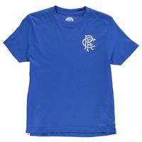 Rangers Small Crest T Shirt Junior Boys
