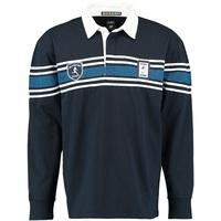 RBS Six Nations Classic Long Sleeved Rugby Shirt - Navy/White
