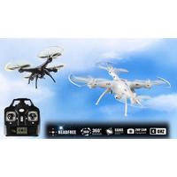 rc 6 axis quadcopter drone with 2mp wi fi camera 2 colours