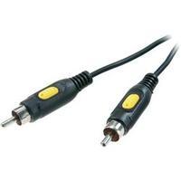 rca composite vhs cable 1x rca plug phono 1x rca plug phono 5 m black  ...