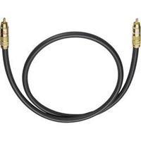 RCA Audio/phono Cable [1x RCA plug (phono) - 1x RCA plug (phono)] 15 m Anthracite gold plated connectors Oehlbach