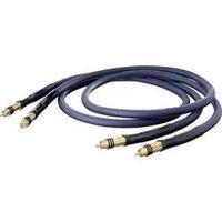 RCA Audio/phono Cable [2x RCA plug (phono) - 2x RCA plug (phono)] 0.75 m Blue gold plated connectors Oehlbach