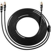 rca audiophono cable 1x rca plug phono 2x rca plug phono 5 m black gol ...