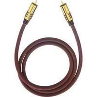 RCA Audio/phono Cable [1x RCA plug (phono) - 1x RCA plug (phono)] 3 m Bordeaux gold plated connectors Oehlbach