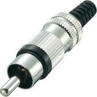 rca connector plug straight number of pins 2 black conrad components 1 ...