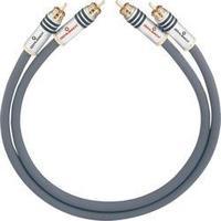 RCA Audio/phono Cable [2x RCA plug (phono) - 2x RCA plug (phono)] 1.75 m Anthracite gold plated connectors Oehlbach