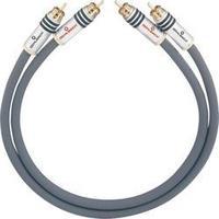 RCA Audio/phono Cable [2x RCA plug (phono) - 2x RCA plug (phono)] 2.75 m Anthracite gold plated connectors Oehlbach