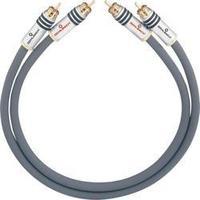 RCA Audio/phono Cable [2x RCA plug (phono) - 2x RCA plug (phono)] 3.25 m Anthracite gold plated connectors Oehlbach