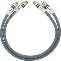 RCA Audio/phono Cable [2x RCA plug (phono) - 2x RCA plug (phono)] 3.50 m Anthracite gold plated connectors Oehlbach