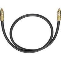 RCA Audio/phono Cable [1x RCA plug (phono) - 1x RCA plug (phono)] 2 m Anthracite gold plated connectors Oehlbach