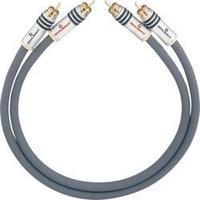 RCA Audio/phono Cable [2x RCA plug (phono) - 2x RCA plug (phono)] 4.50 m Anthracite gold plated connectors Oehlbach