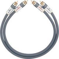 RCA Audio/phono Cable [2x RCA plug (phono) - 2x RCA plug (phono)] 5 m Anthracite gold plated connectors Oehlbach