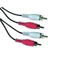 rca audiophono extension cable 2x rca plug phono 2x rca socket phono 1 ...