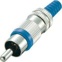 rca connector plug straight number of pins 2 blue conrad components 1  ...