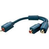 RCA Audio/phono Y adapter [1x RCA plug (phono) - 2x RCA socket (phono)] Blue clicktronic