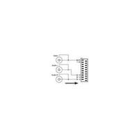 RCA / SCART Adapter [3x RCA socket (phono) - 1x SCART plug] Black