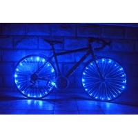 Rechargeable Water-resistant 20 LEDs Bicycle Bike Cycling Rim Lights LED Wheel Spoke Light 2m String Wire Lamp