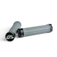 renthal traction lock on grip medium grey