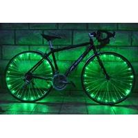 Rechargeable Water-resistant 20 LEDs Bicycle Bike Cycling Rim Lights LED Wheel Spoke Light 2m String Wire Lamp