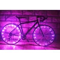 rechargeable water resistant 20 leds bicycle bike cycling rim lights l ...