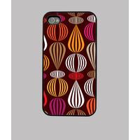 retro pink orange circle