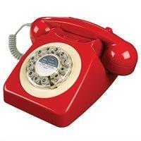 retro telephone 746 in red